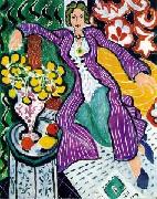 Henri Matisse Woman in a Purple Coat oil painting on canvas